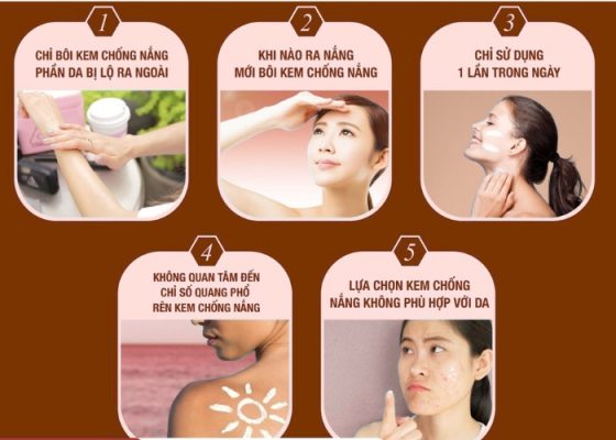 Cách bôi kem chống nắng đúng chuẩn từng bước