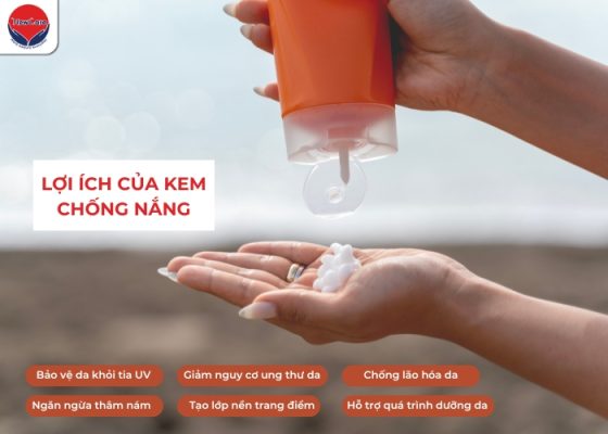 Lợi ích của kem chống nắng
